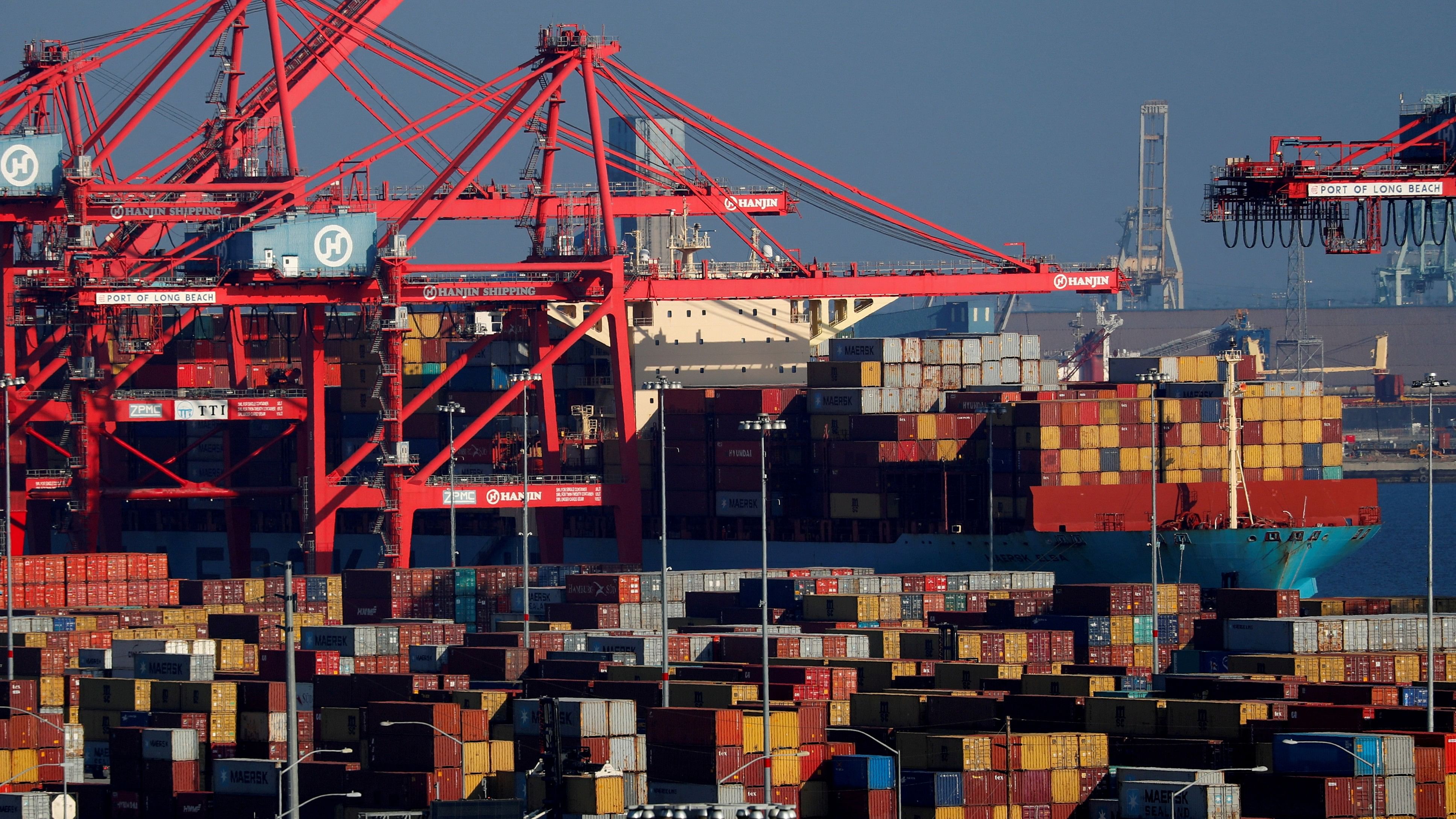 <div class="paragraphs"><p>Ships and shipping containers are pictured at the port of Long Beach in Long Beach, California</p></div>